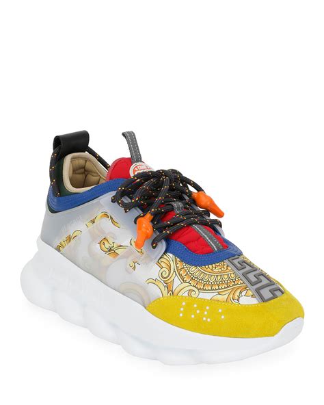 versace chain reaction sales|Versace chain reaction sneakers price.